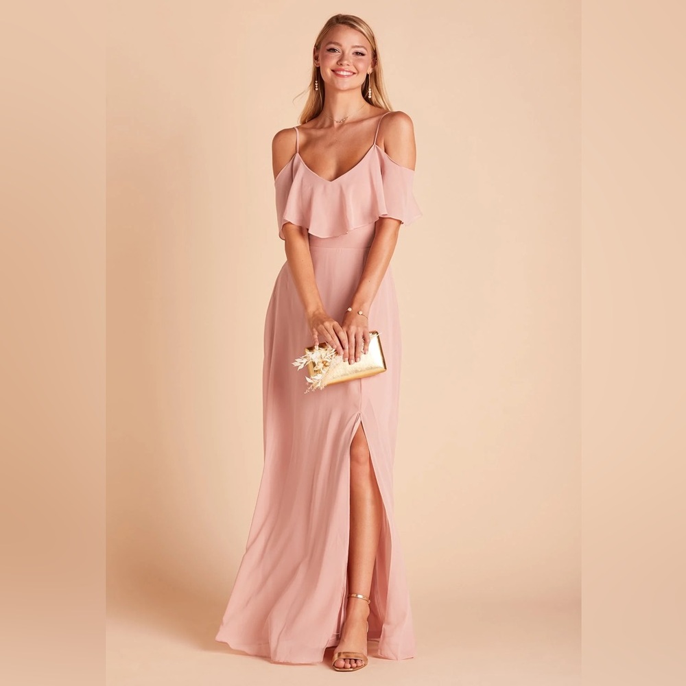 Birdy Grey Bridesmaids Dress JANE CONVERTIBLE DRESS CHIFFON DUSTY ROSE Size XL
